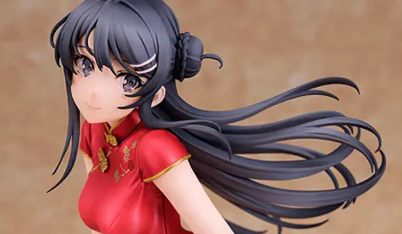 Seishun Buta Yarou: Mai viste un hermoso atuendo chino para una figura