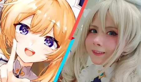 Una cosplayer de Genshin Impact entró a un programa de concursos en México
