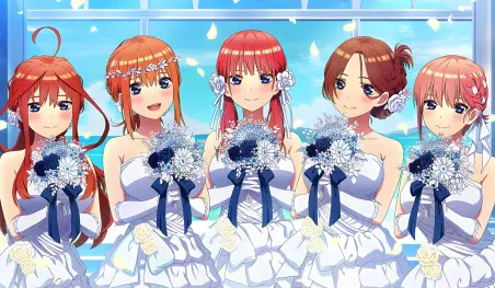 Gotoubun no Hanayome revela un nuevo visual para su próximo videojuego
