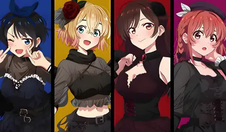 Kanojo, Okarishimasu: Las chicas se visten como ángeles caídos para nuevos productos
