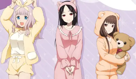 Kaguya-sama: Las chicas visten lindas pijamas para una próxima lotería
