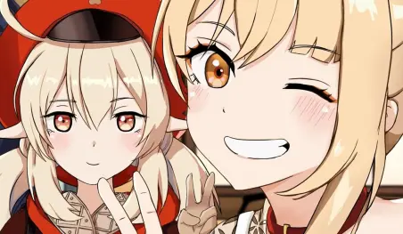 Sono Bisque Doll: Marin y Sajuna se visten como personajes de Genshin Impact