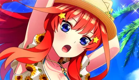 Gotoubun no Hanayome: Las chicas visten lindos trajes de baño para un evento
