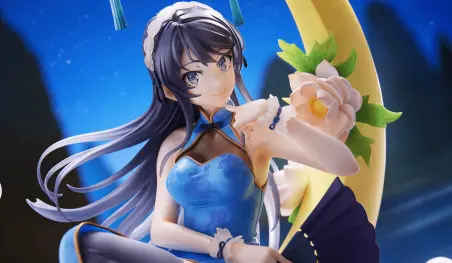 Seishun Buta Yarou: Mai Sakurajima viste un hermoso vestido chino para una figura