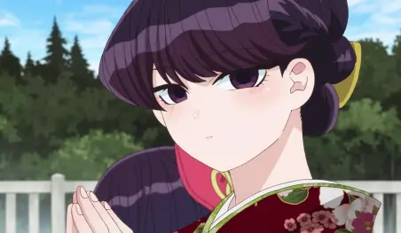 Komi-san wa, Komyushou Desu ofrece las medias de Komi con el Blu-ray BOX