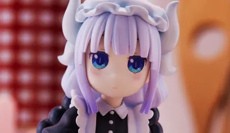 Kobayashi-san: Tohru y Kanna se visten de maids para adorables figuras