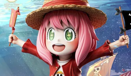 SPY x FAMILY y ONE PIECE se unen para una figura