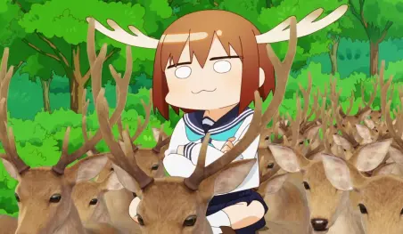 Una waifu ciervo llega en My Deer Friend Nokotan