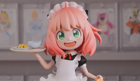 SPY x FAMILY: Anya se viste de maid para una figura