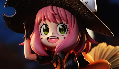 Anya Forger se viste de brujita para una figura