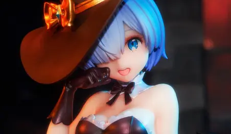 Re:ZERO: Ram y Rem se vuelven brujas para unas figuras
