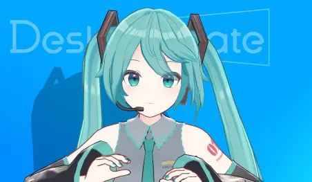 Desktop Mate: Conoce la tendencia de tener una waifu en tu pantalla
