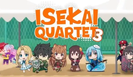 Isekai Quartet regresa con una tercera temporada llena de caos