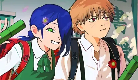 Chainsaw Man: Reze Arc revela un bonus de Denji y Reze en la escuela primaria