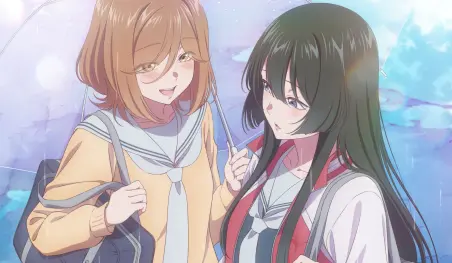 El anime yuri The Moon on a Rainy Night revela nuevo visual y más detalles