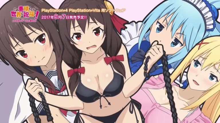 KonoSuba Obtiene un Videojuego para PS4 y PS Vita