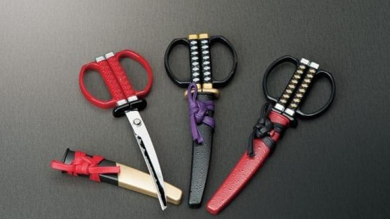 Las katanas de los cuatro mejores samurai de Japón vuelven en forma de tijeras