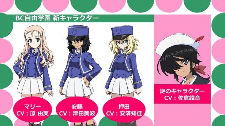 Girls und Panzer reveló nuevos personajes para su próxima película