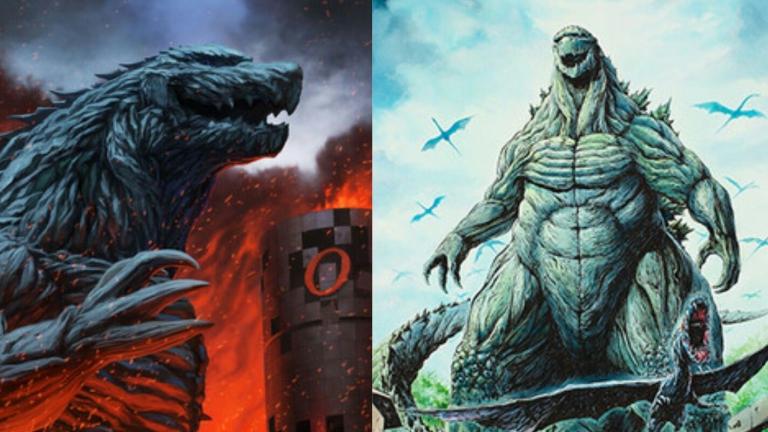 Yūji Kaida y Shinji Nishikawa realizan ilustraciones para la primera película de Godzilla