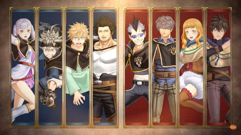 Revelan un nuevo tráiler del juego Black Clover: Quartet Knights