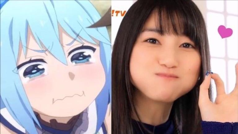 La actriz que da vida a Aqua en Konosuba es diagnosticada con una lesión en su garganta