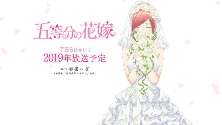 Revelan elenco y staff del anime Gotoubun no Hanayome
