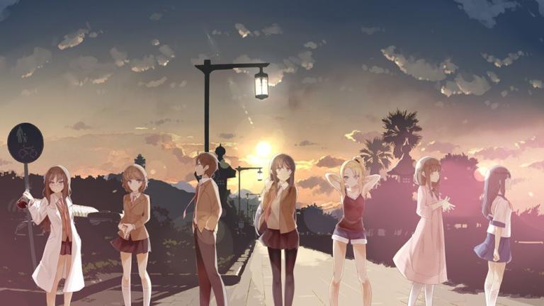 Publican un anuncio conmemorativo de Seishun Buta Yarou wa Bunny Girl Senpai no Yume wo Minai en la estación de Akihabara