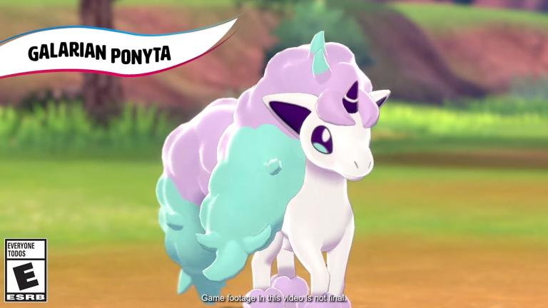 El nuevo video promocional de Pokémon Sword/Shield muestra a Ponyta en forma Galar