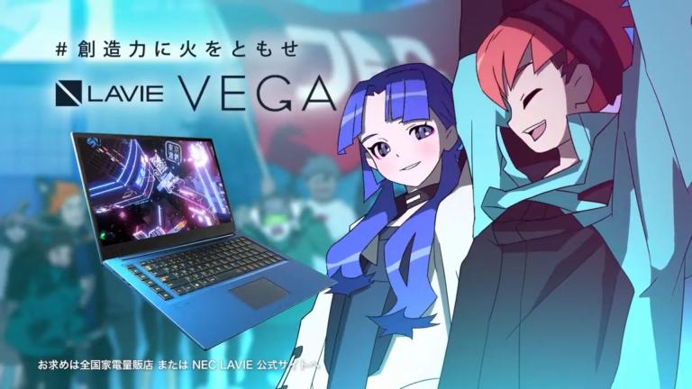NEC publicó un comercial animado para su nueva computadora portátil