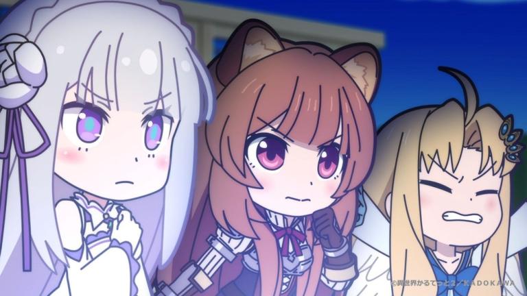El anime Isekai Quartet tendrá una tercera temporada