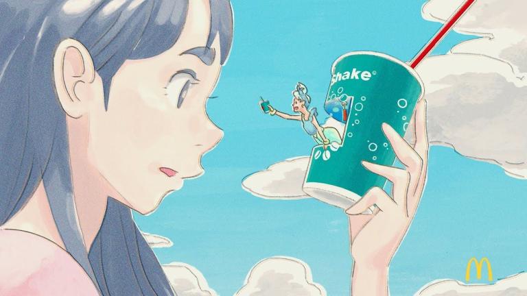 McDonald's Japan lanza un comercial animado para su nueva malteada