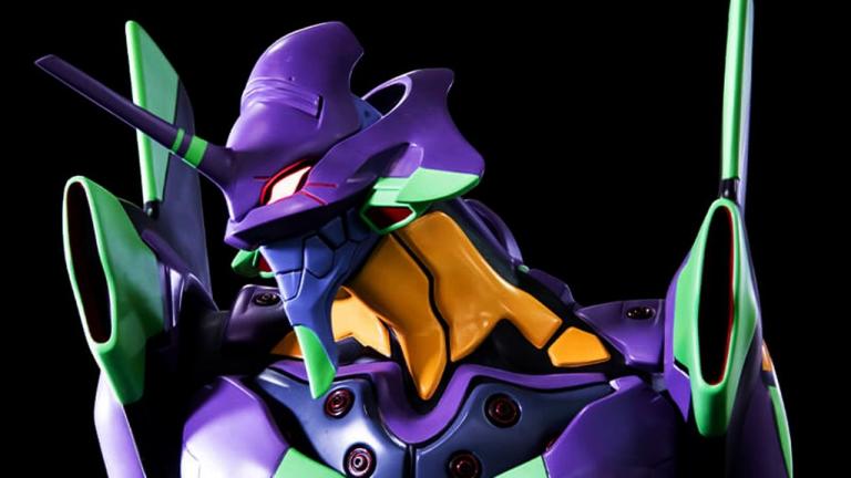 Evangelion: La Unidad EVA-01 inspira una figura de 2 metros