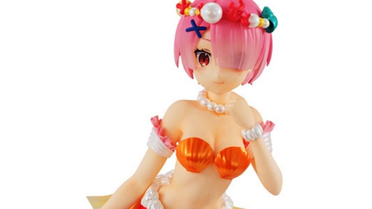 Re:Zero: Ram se viste de sirena en una figura a escala