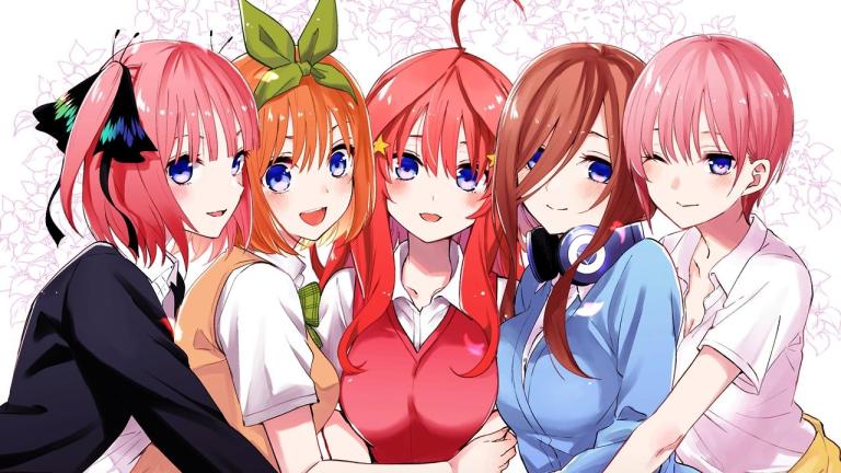 Las chicas de Gotoubun no Hanayome se visten de góticas en una nueva colaboración