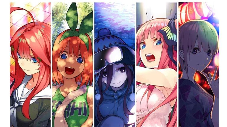 Gotoubun no Hanayome revela nuevos detalles de su juego para smartphones
