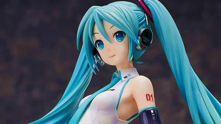 La idol virtual Hatsune Miku inspira una hermosa figura