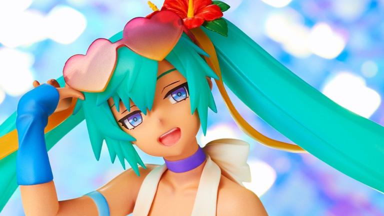 Hatsune Miku inspira una hermosa y veraniega figura
