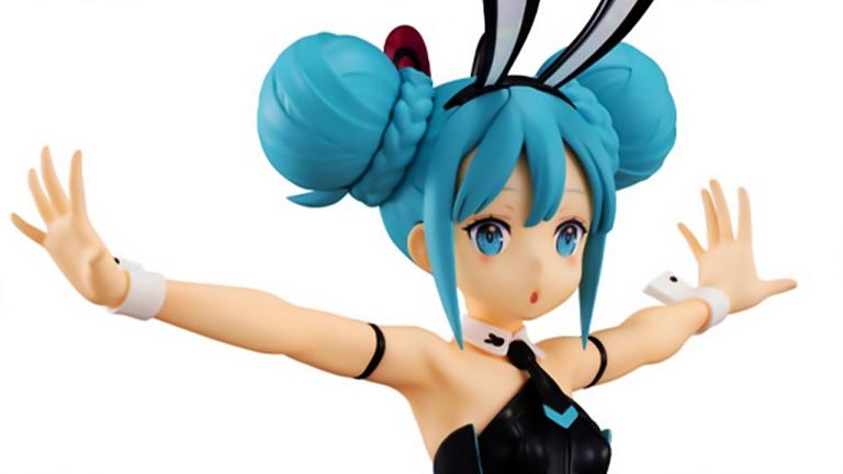 Hatsune Miku se viste de conejita en una figura a escala