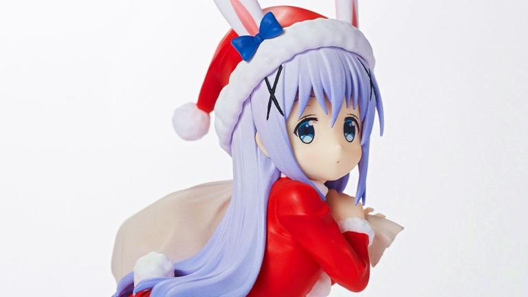 Gochuumon wa Usagi Desu ka?: Chino inspira una navideña figura