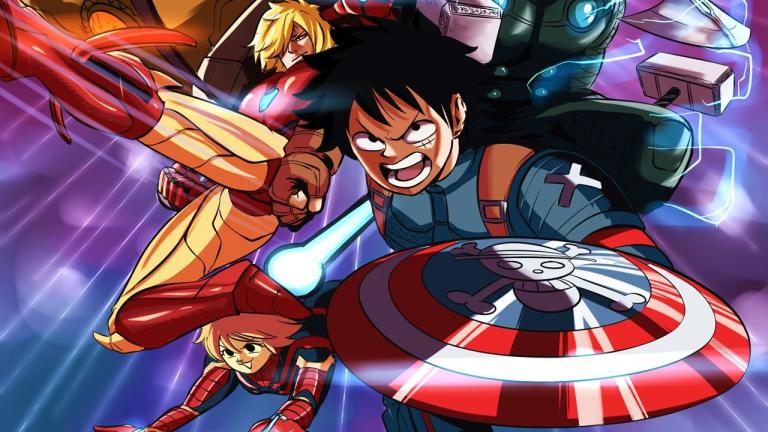 Un fanático redibujó a los personajes de One Piece como miembros de Avengers