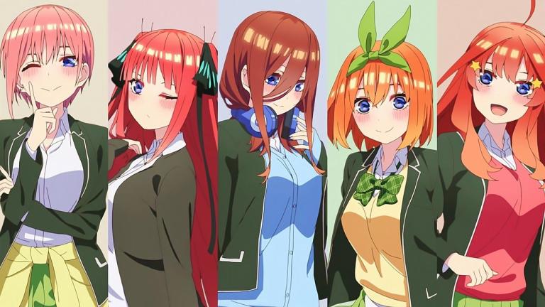 Gotoubun no Hanayome revela sus nuevas secuencias de opening y ending