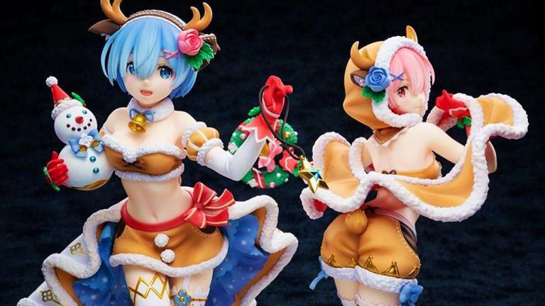 Re:Zero: Ram y Rem inspiran hermosas figuras navideñas