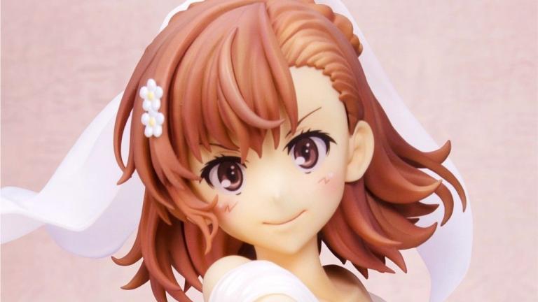 Toaru Kagaku no Railgun: Misaka viste un hermoso vestido de novia en una figura