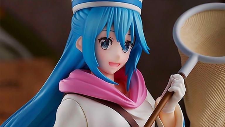 KonoSuba!: Aqua viste su atuendo de invierno en una linda figura