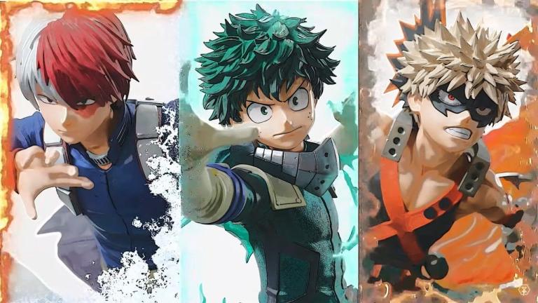 Boku no Hero Academia: Midoriya, Bakugou y Todoroki inspiran una fantástica estatua
