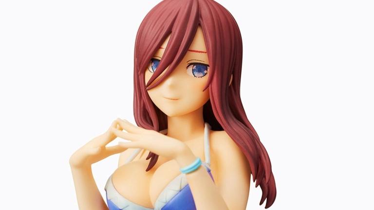 Gotoubun no Hanayome: Miku viste un lindo traje de baño en una figura