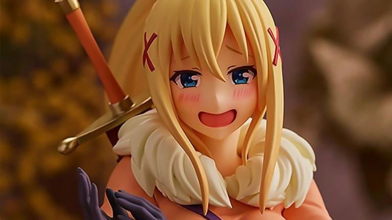 KonoSuba!: Darkness viste su atuendo de invierno en una linda figura