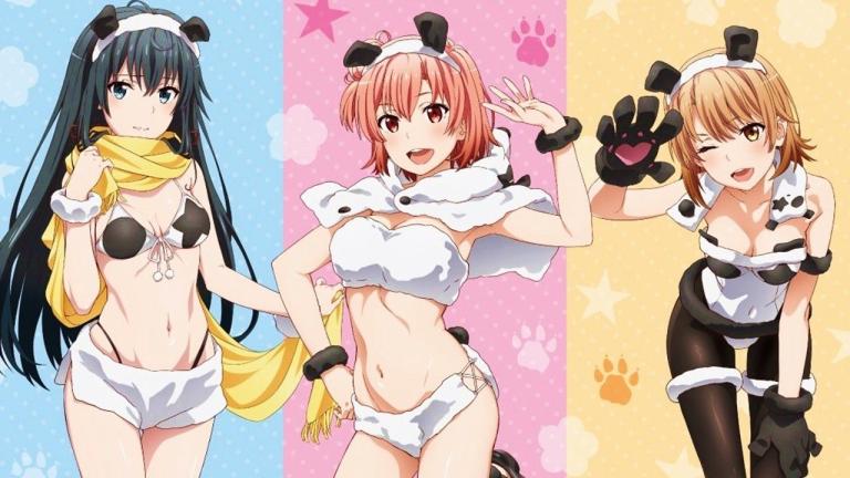 Oregairu inspira sensuales ilustraciones para una colaboración