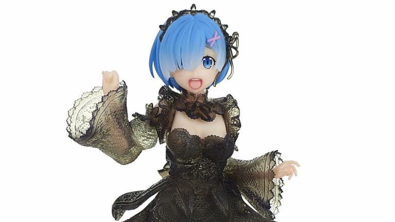 Re:Zero: Rem luce un atuendo gótico para una nueva figura