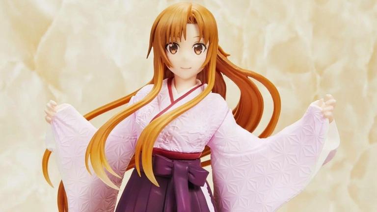 Sword Art Online: Asuna viste un lindo kimono en una nueva figura